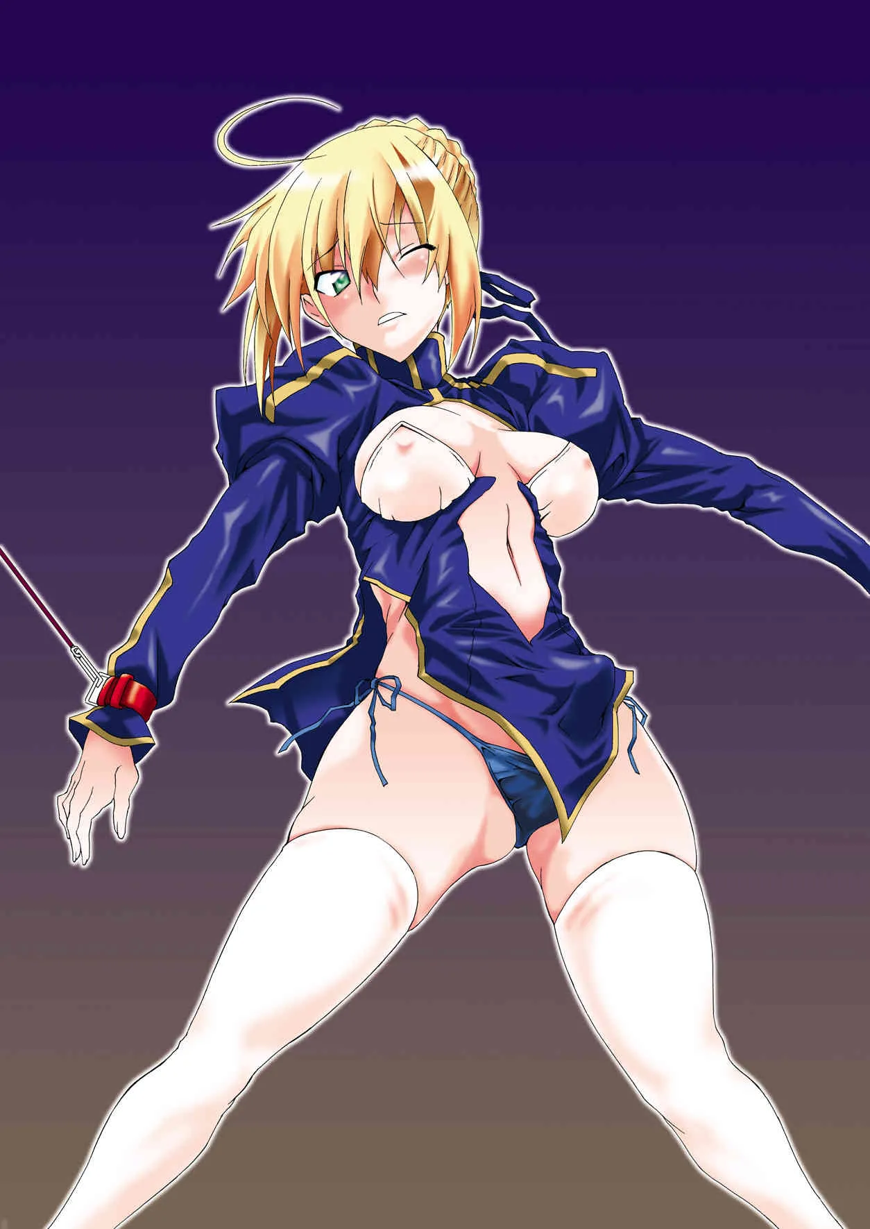 [F・A (炎使)] セ○バーふたなり煉獄 ～恥辱、触手凌辱 編～・前編 (Fate/stay night) [DL版]_2