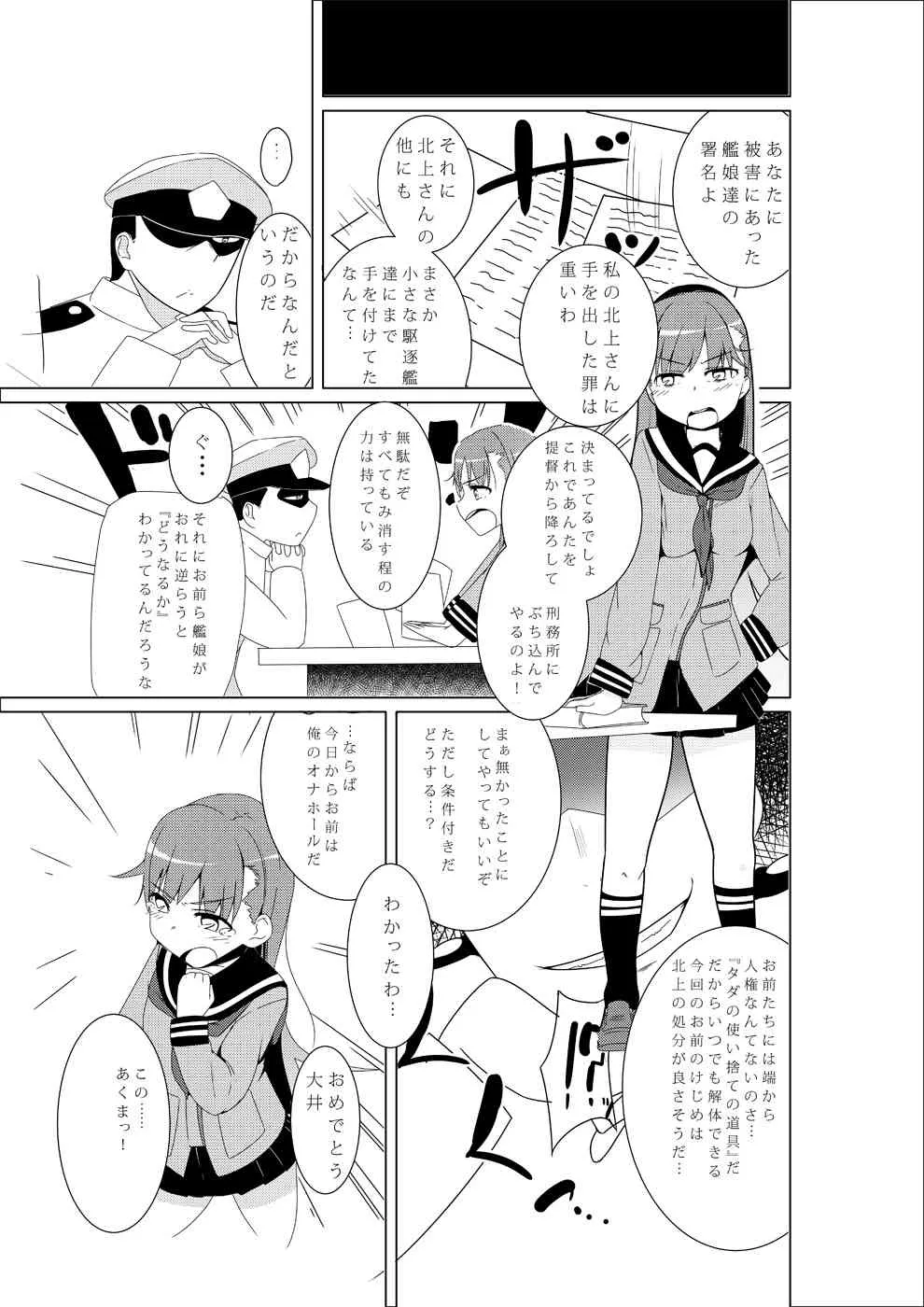 (COMIC1☆9) [紅鮭ソーラン (prhs)] 大井が『提督専用オナホ』扱いされる本 (艦隊これくしょん -艦これ-)_3