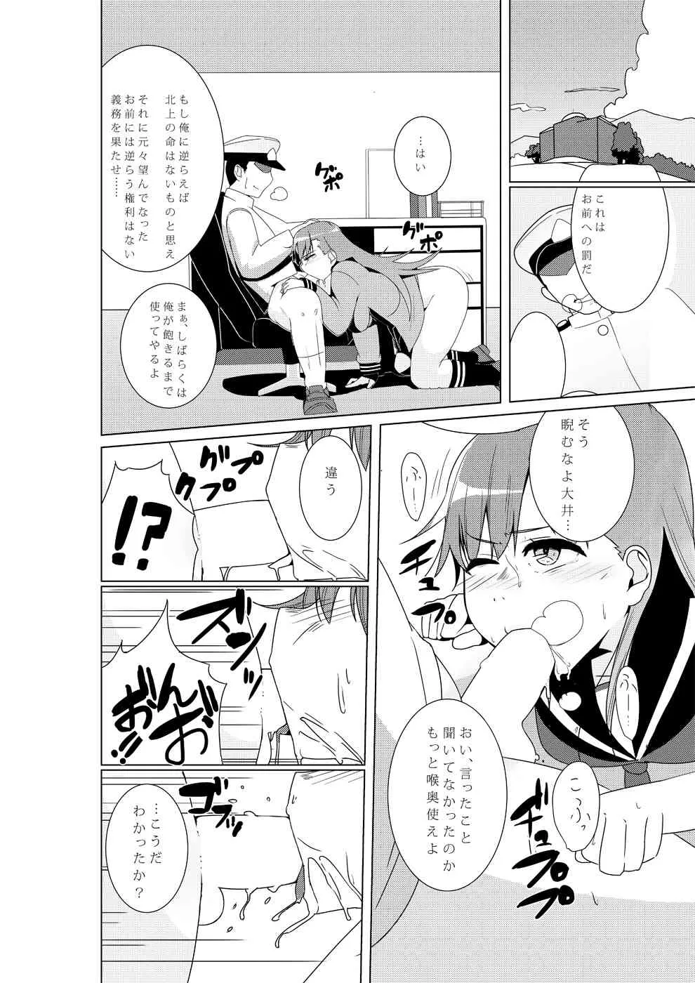 (COMIC1☆9) [紅鮭ソーラン (prhs)] 大井が『提督専用オナホ』扱いされる本 (艦隊これくしょん -艦これ-)_4