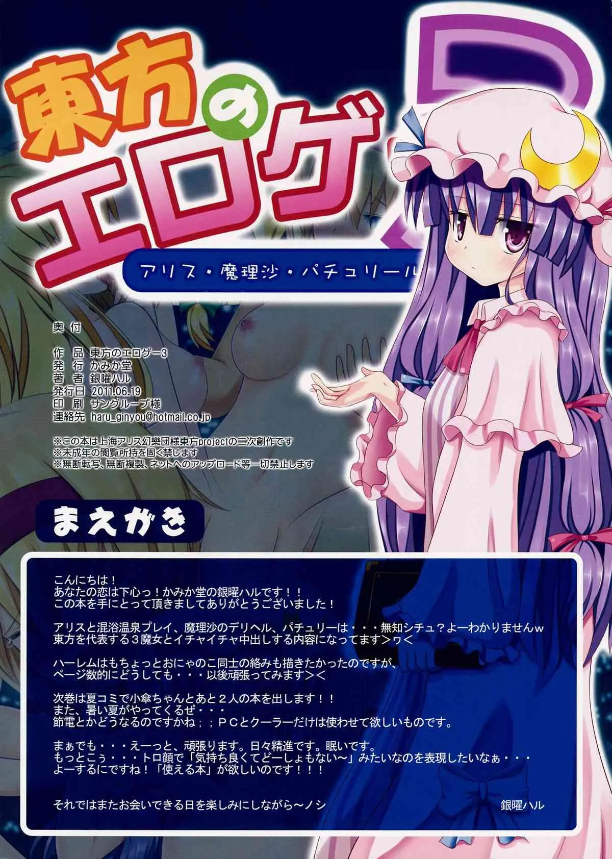 (サンクリ52) [かみか堂 (銀曜ハル)] 東方のエロゲー3 (東方Project)_2