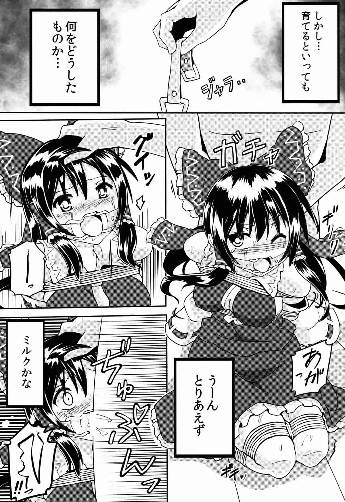 (例大祭12) [黒りりの部屋 (lilish)] 捨て巫女の育て方 (東方Project)_9
