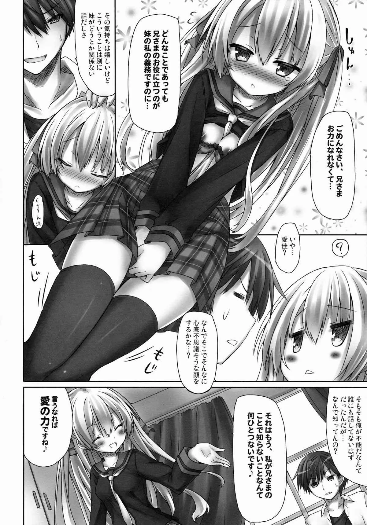 (COMIC1☆8) [没後 (RYO)] 妹はまだ本気出してないだけ。_5