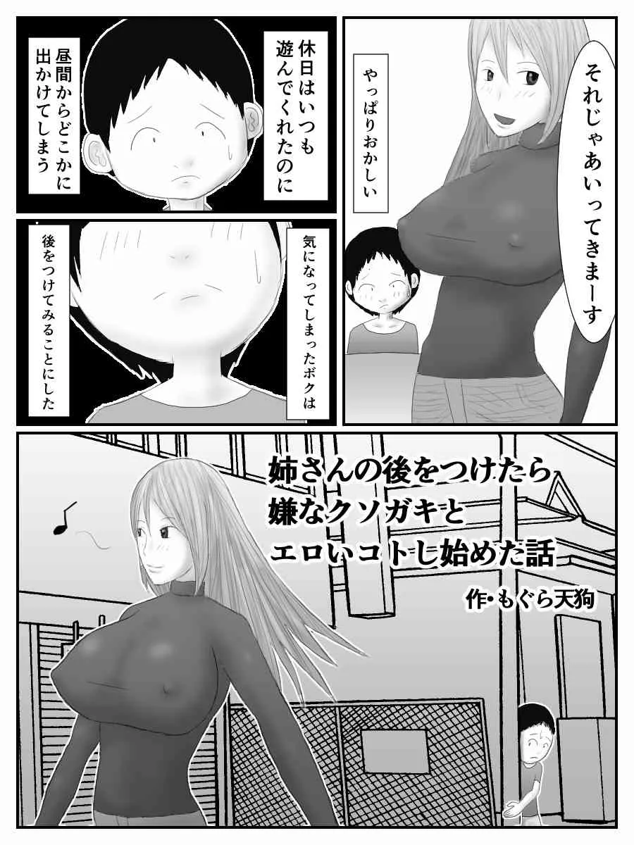 [もぐら天狗] 姉さんの後をつけたら嫌なクソガキとエロいコトし始めた話 [DL版]_4