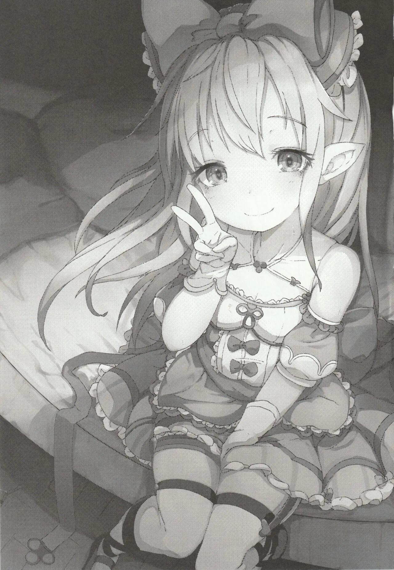 (C96) [さくらんぼ☆しゅがぁ (らい)] リルルにお願いして寝取らせ握手会の記録映像を一緒に見ながら手コキしてもらう話 (グランブルーファンタジー)_2