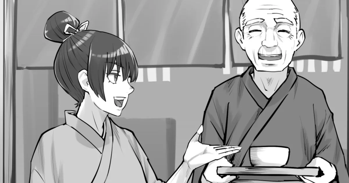 [ドドメス3世] 茶店の飲兵衛娘
