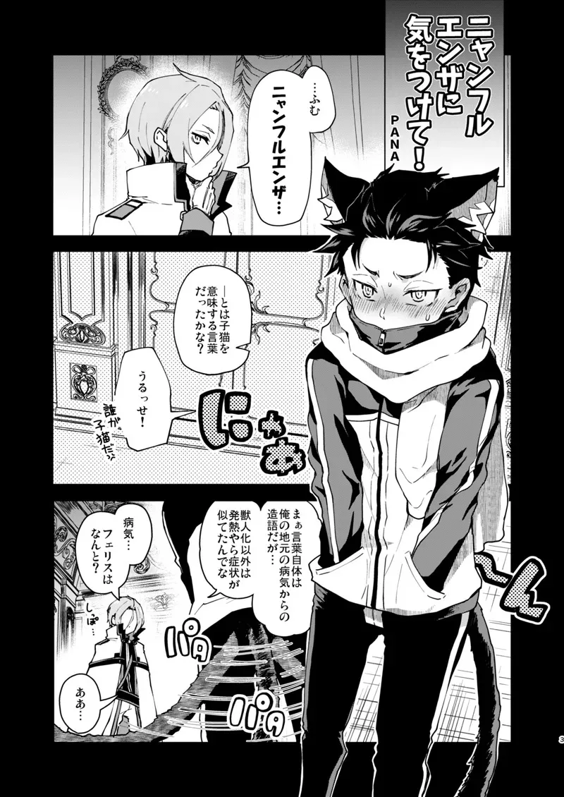 [そにっく (PANA)] ニャンフルエンザに気をつけて！ (Re:ゼロから始める異世界生活) [DL版]_2