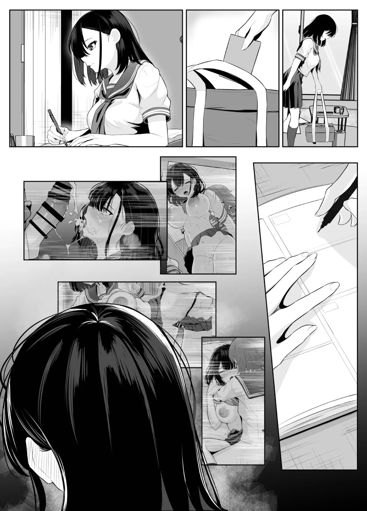 [くろしばすこ] 喪失彼女〜記憶喪失の彼女が女先輩にNTRまで〜_9