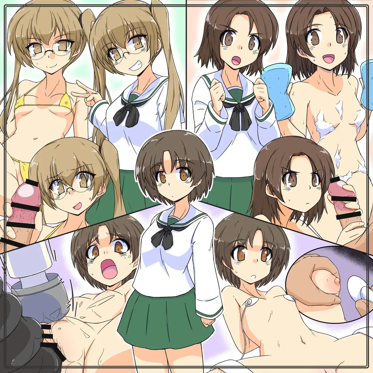 [Kowakeya (Kowa-King)] ポチ袋44_ウサギさんチーム上 (Girls und Panzer)_2