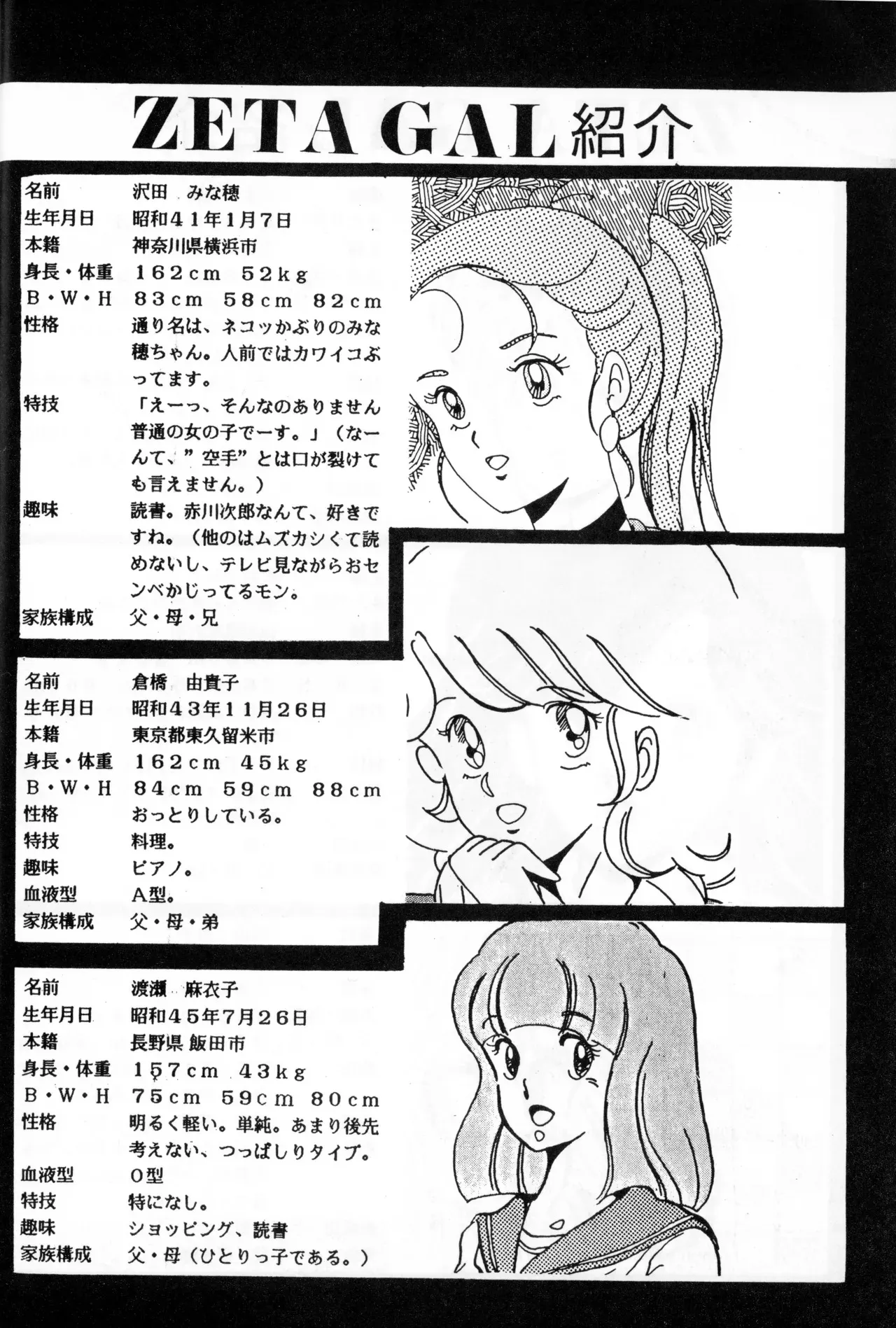 [チャンピオンソフト] グラフィックアイドル情報誌 ZETA ゼータ 創刊2号 (ゼータマガジンのみ) (昭和六一年)_7