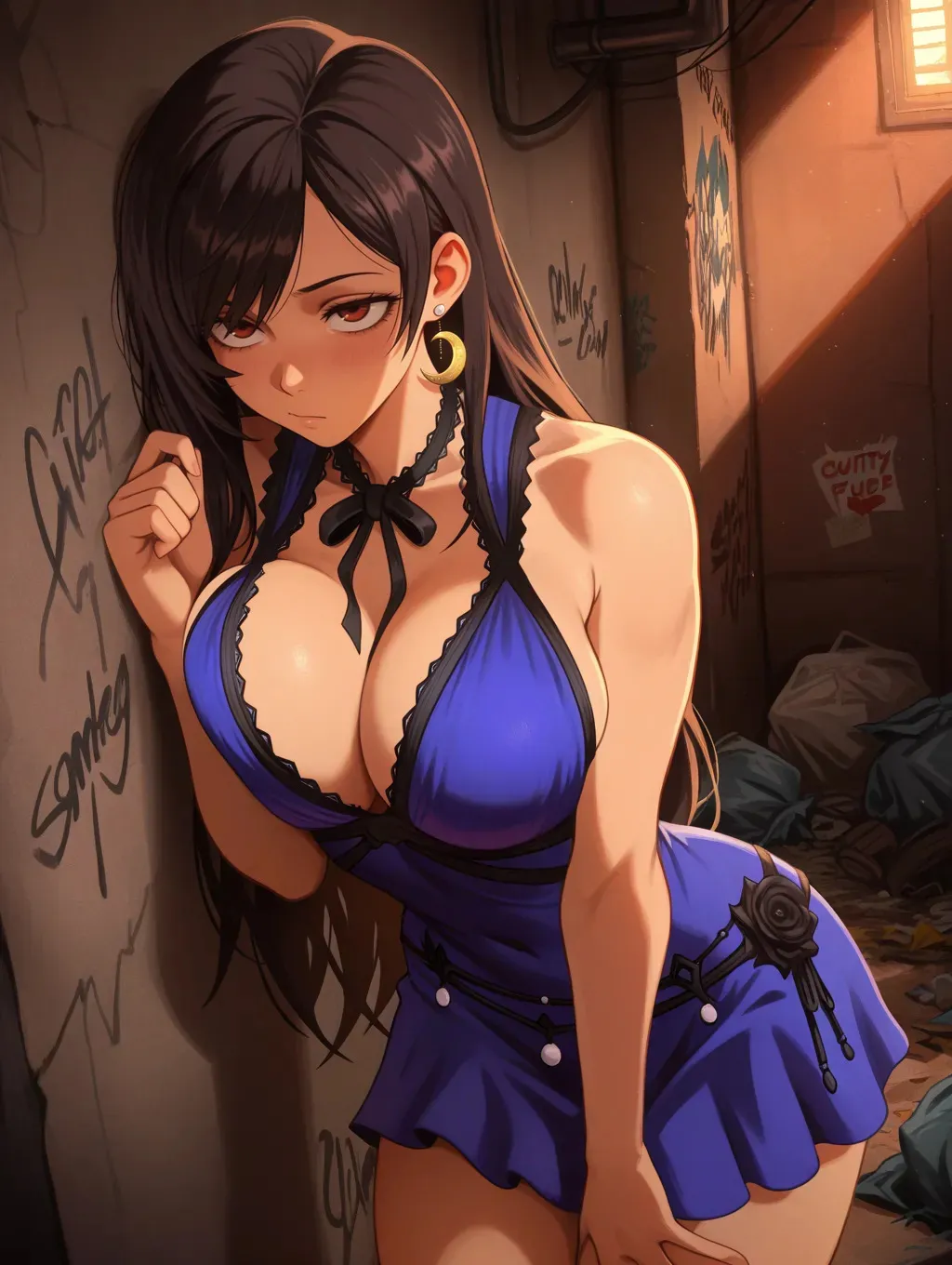 Tifa Lockhart | Final Fantasy waifuinvoker ai generated_6