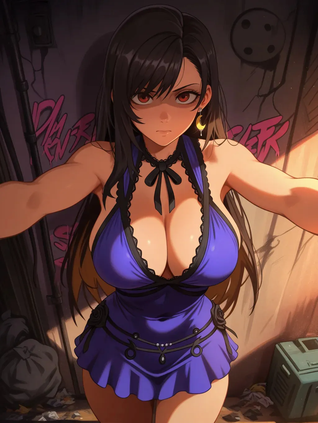 Tifa Lockhart | Final Fantasy waifuinvoker ai generated_9