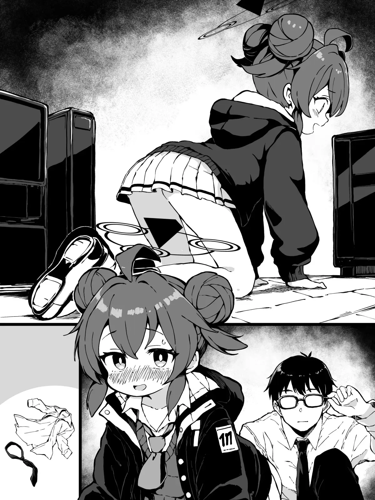 [yuji-koji] マキちゃんのパンチラに我慢できなかった漫画_8