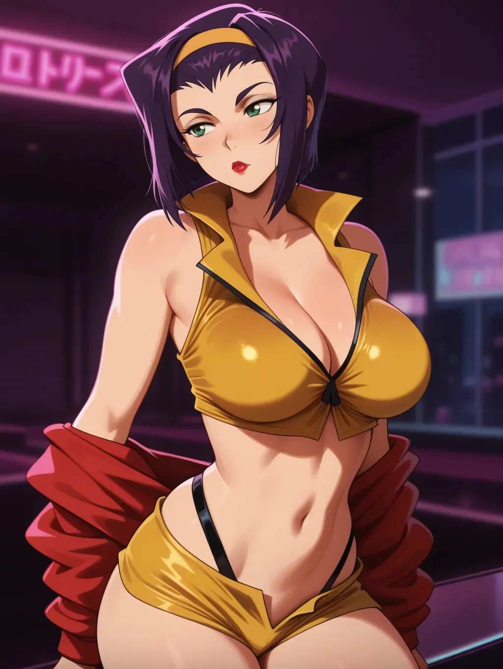 Faye Valentine | Cowboy Bebop 🍸🪩 waifuinvoker ai generated_3