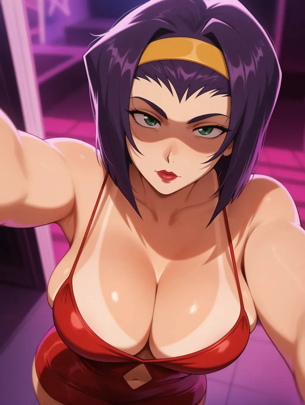 Faye Valentine | Cowboy Bebop 🍸🪩 waifuinvoker ai generated_8