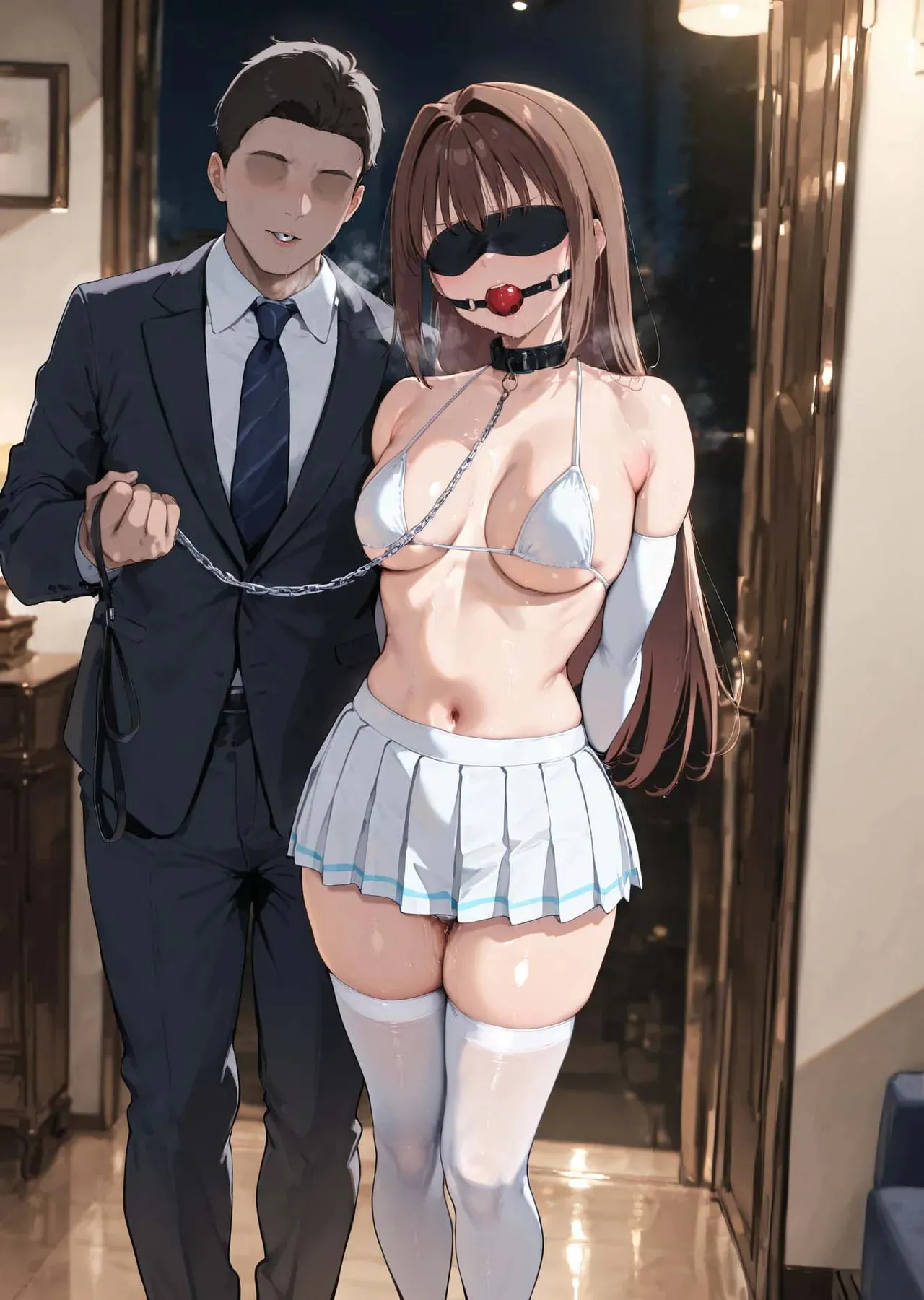 aozaki aoko nyuushi ai generated_8