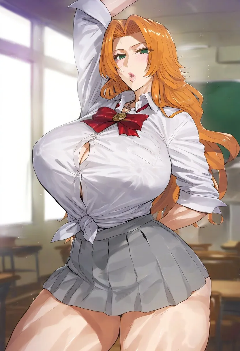 Matsumoto Rangiku soft spark ai generated_2