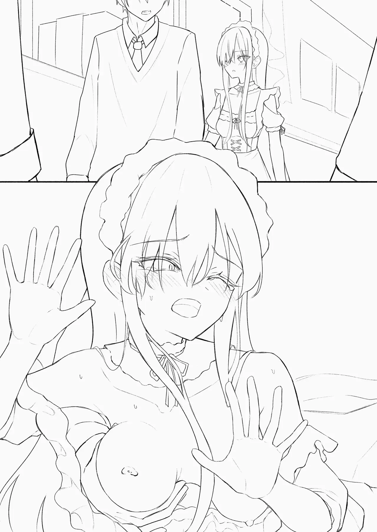 [どちゃしこ] 文化祭で隠れてえ〇ちする義まいちゃん_5