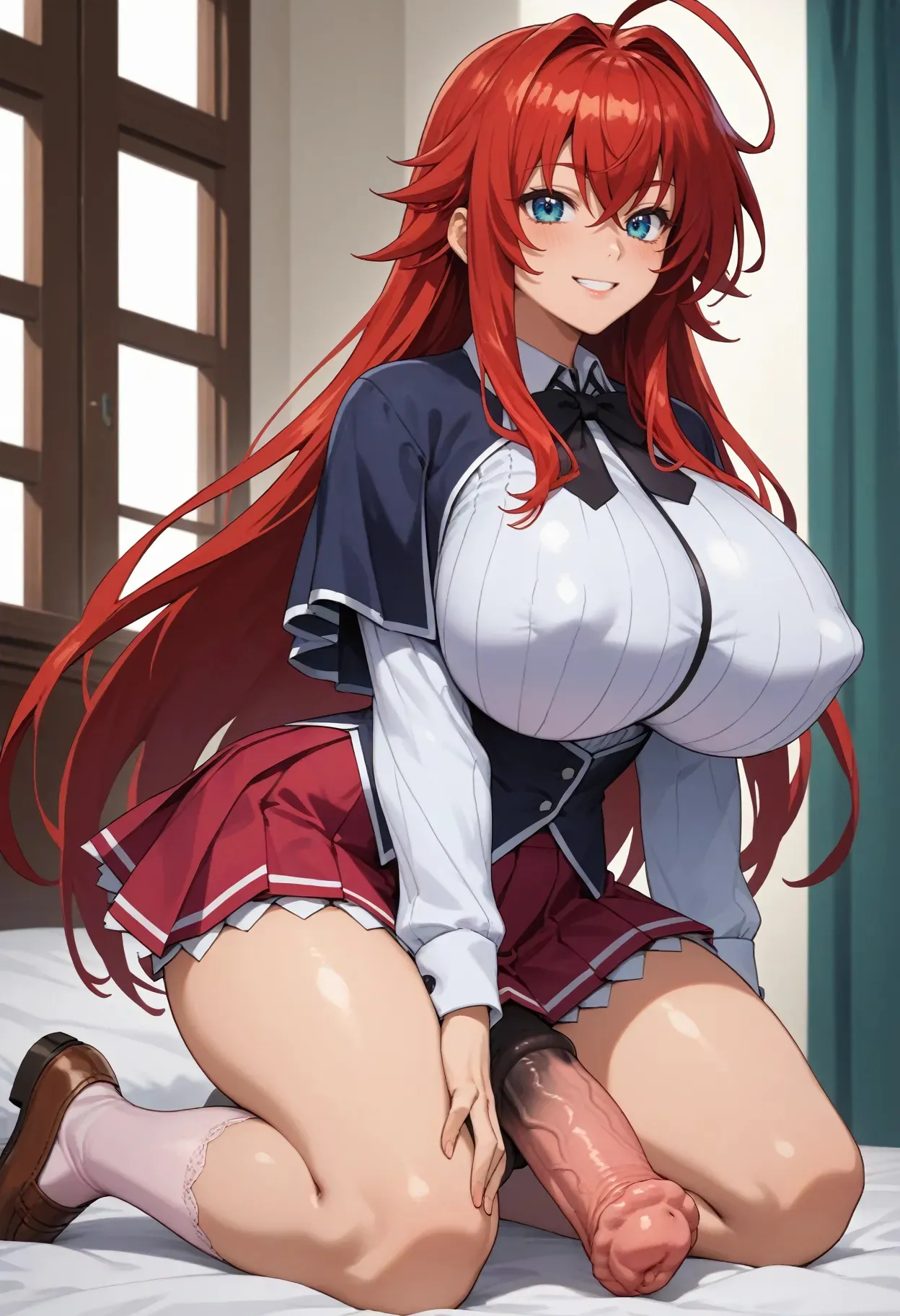 Rias Gremory | High School DxD | Horsecock futa fourt2 ai generated_2