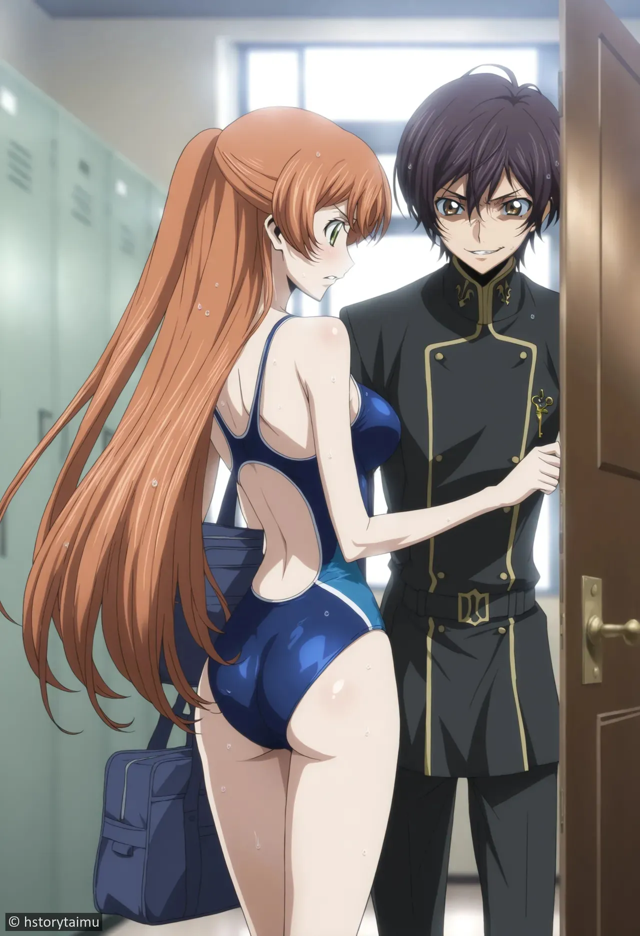 [hstorytaimu] [AMB] Shirley Fenette after Swim Training [AI-generated]_9