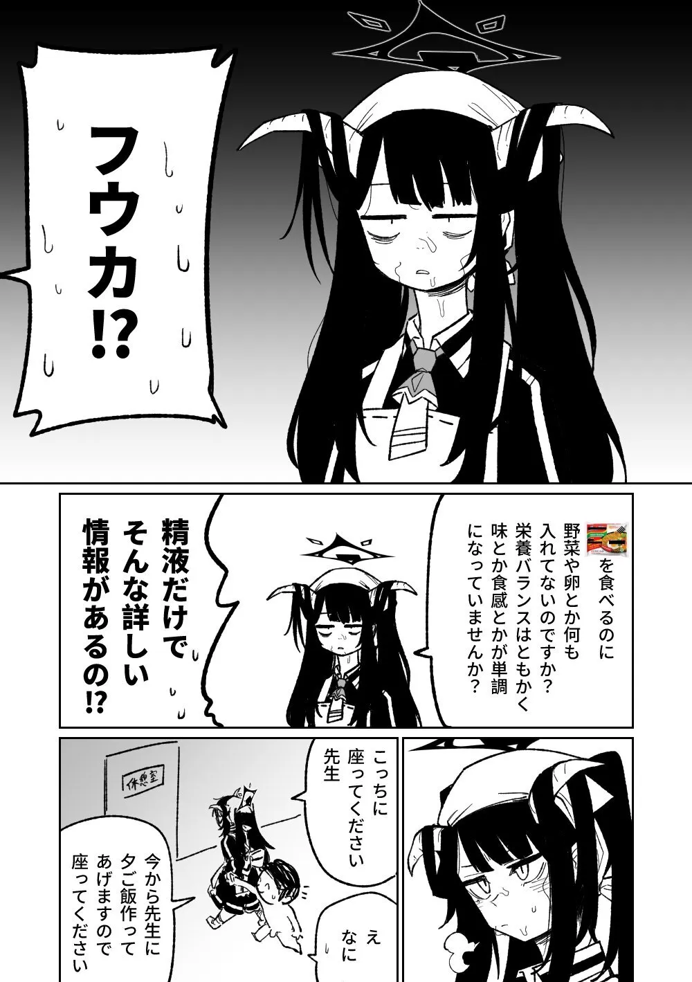 [朝比奈吉利] フウカに管理されちゃった (ブルーアーカイブ) [無修正]_4