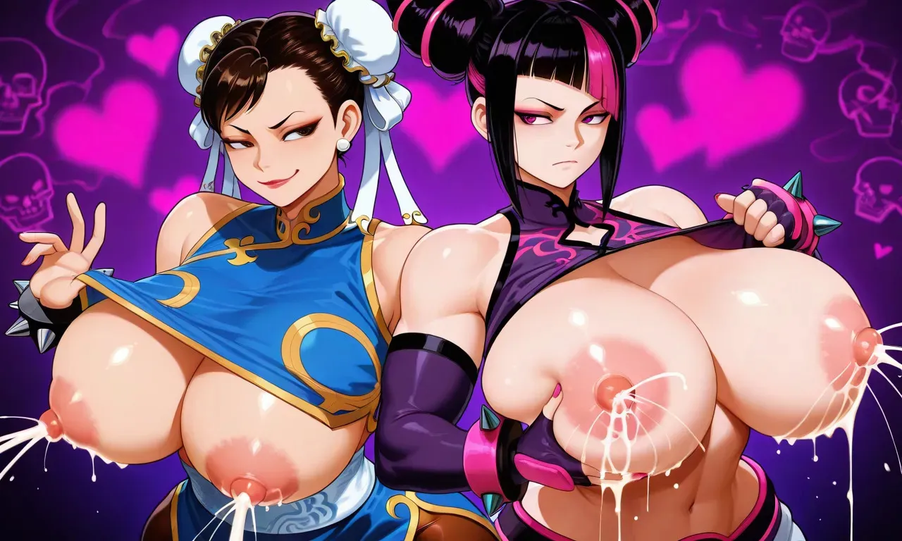 Street Fighter – Juri Han & Chun Li daidoujipv ai generated_8