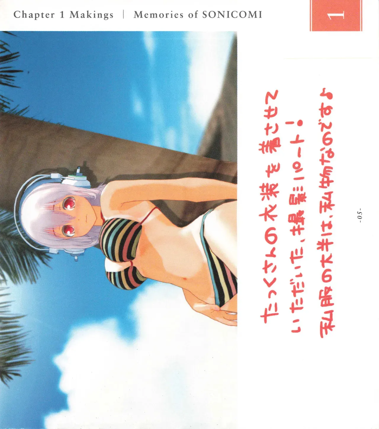Sonicomi Limited Edition Super Sonico Private Book_6