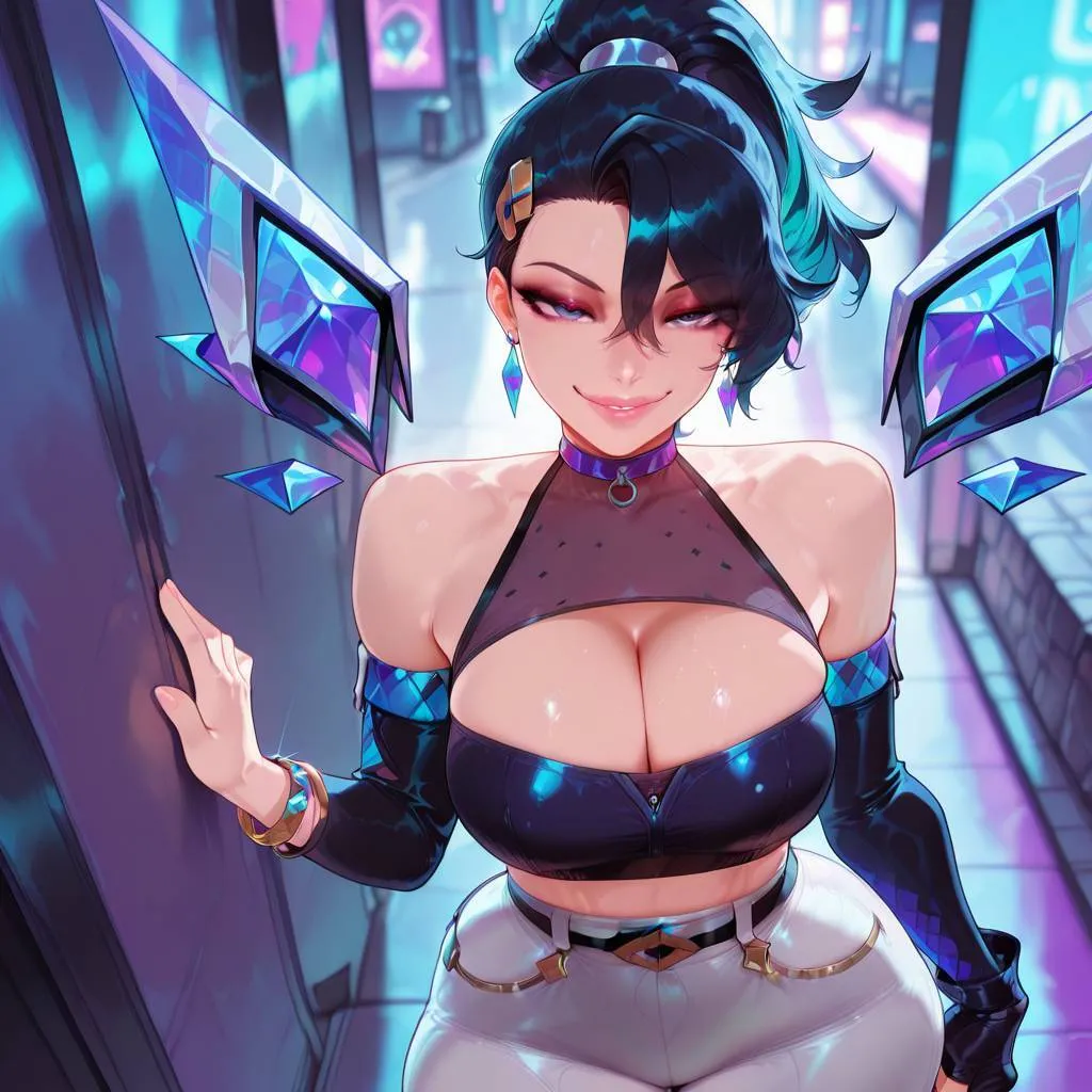 K/DA All Out Kai‘sa septerna ai generated