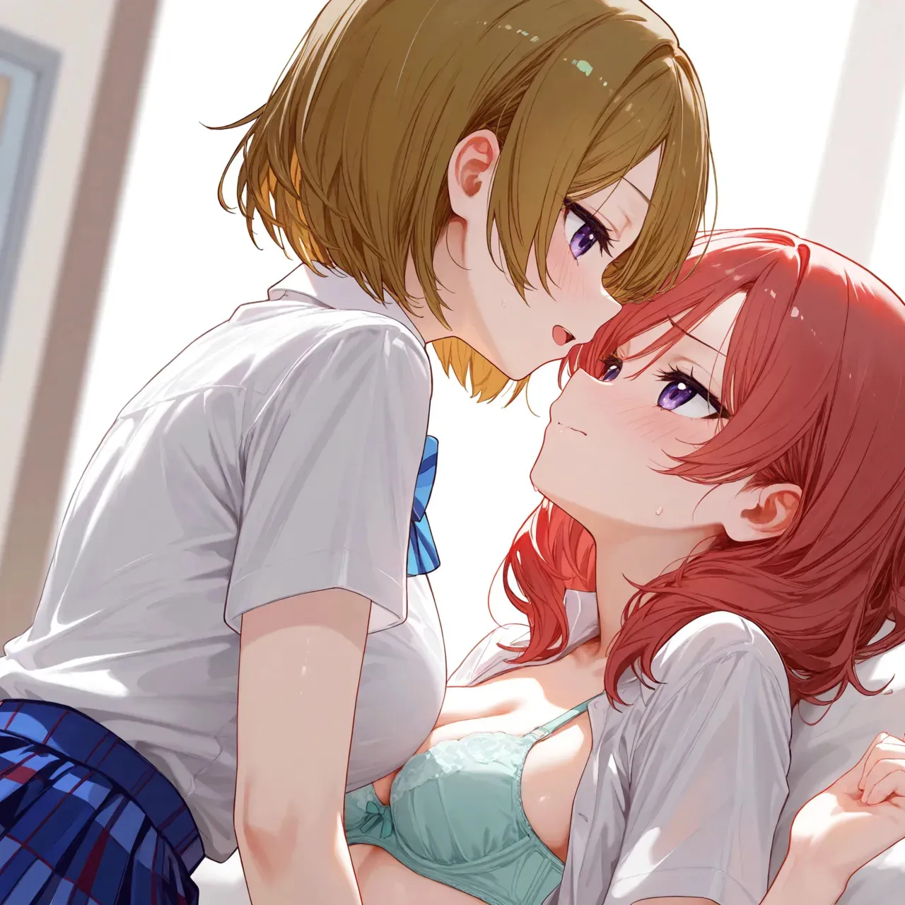 ふたなりμ‘sのスクールセックス活動 🟡RiMuYu🟡 [AI Generated]_9