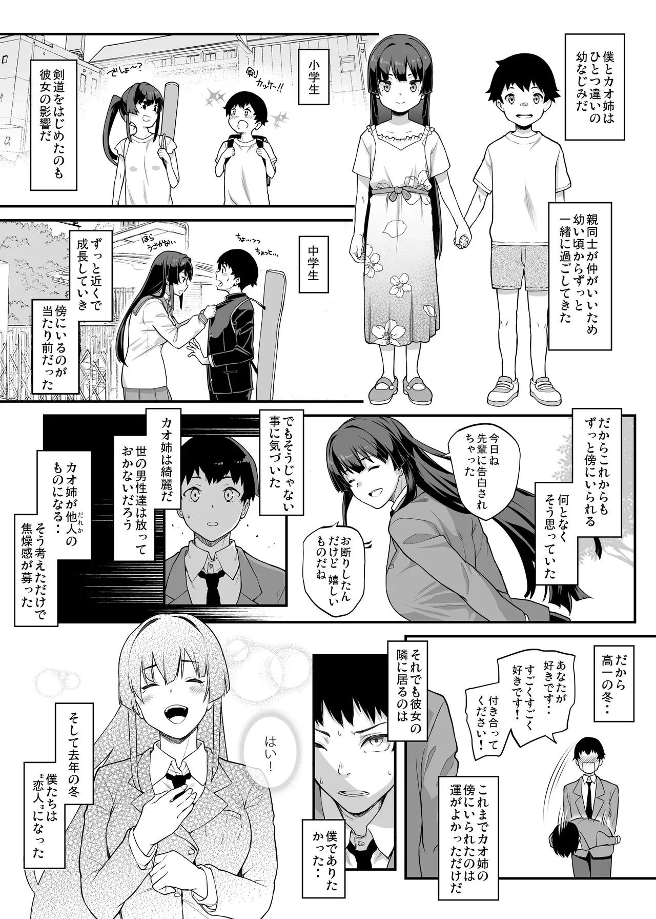 [楓子、yozo] 剣道部主将で幼馴染の美人で強い僕の彼女が、チャラ男にあっさり堕とされるわけがない [進行中]_6