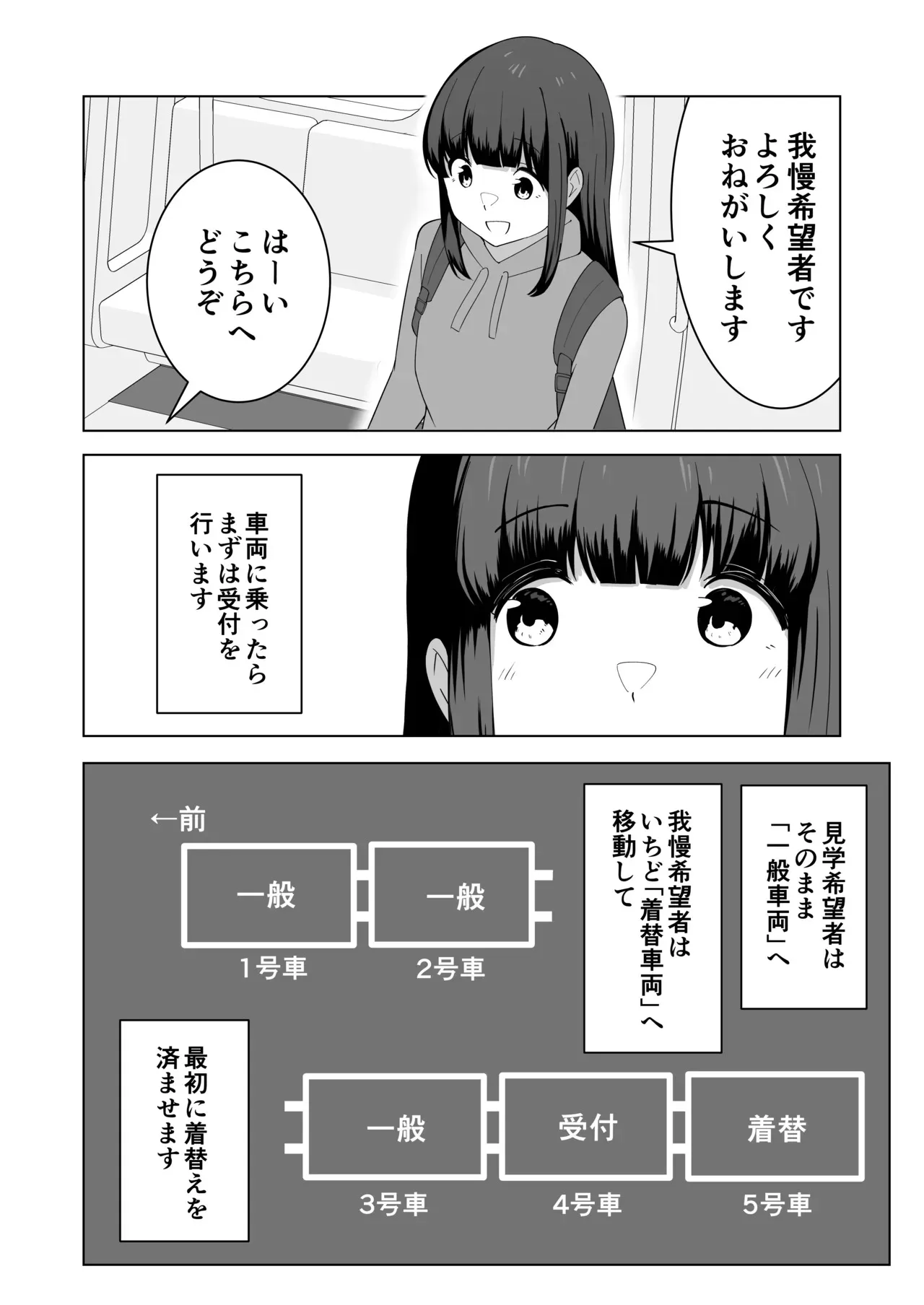 [300c.c. (タイヤ)] 我慢列車に乗ってみた！_6