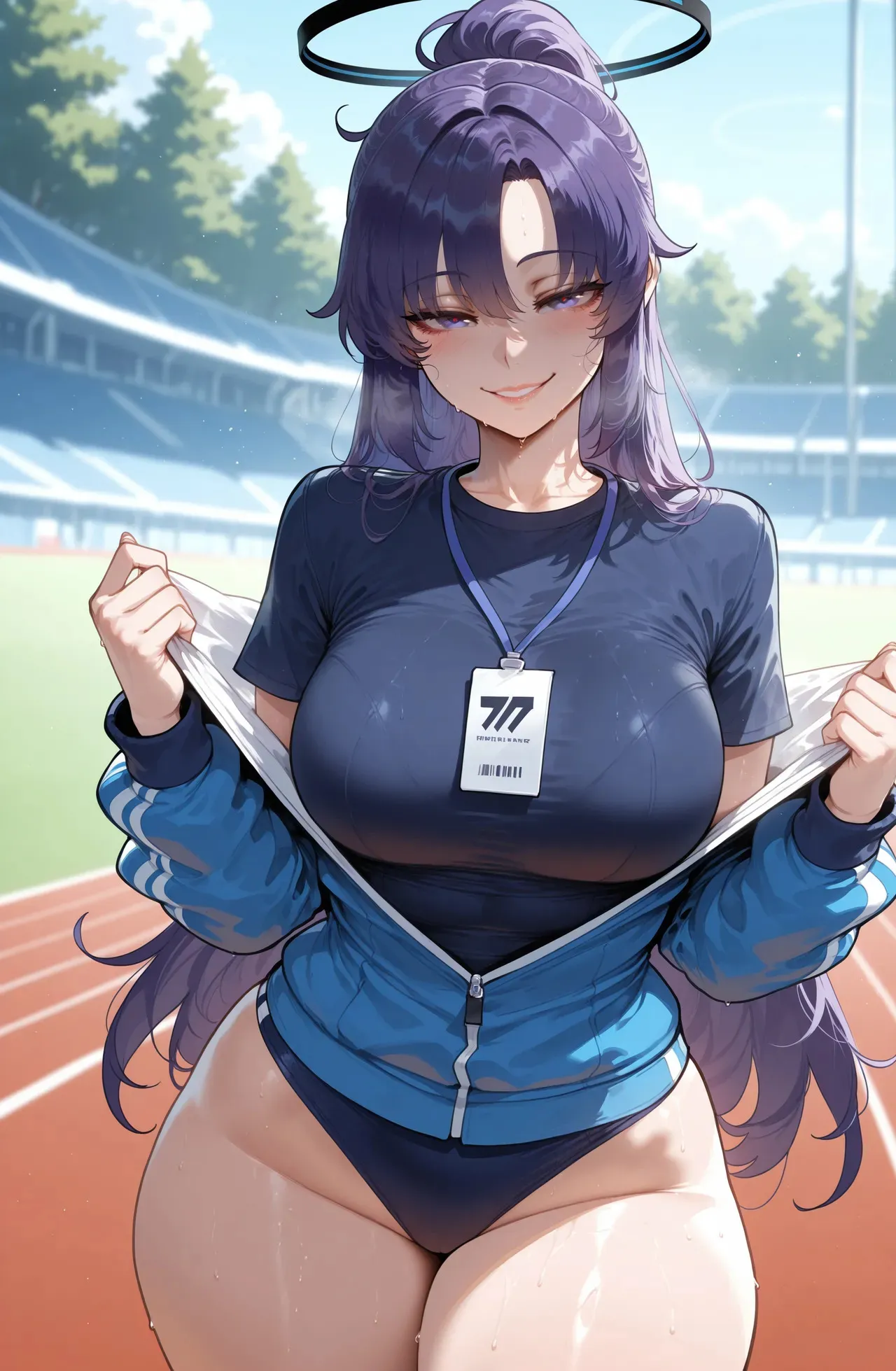 [Miyu ai] Hayase Yuuka (Track): After Practice [Ai Generated]_4