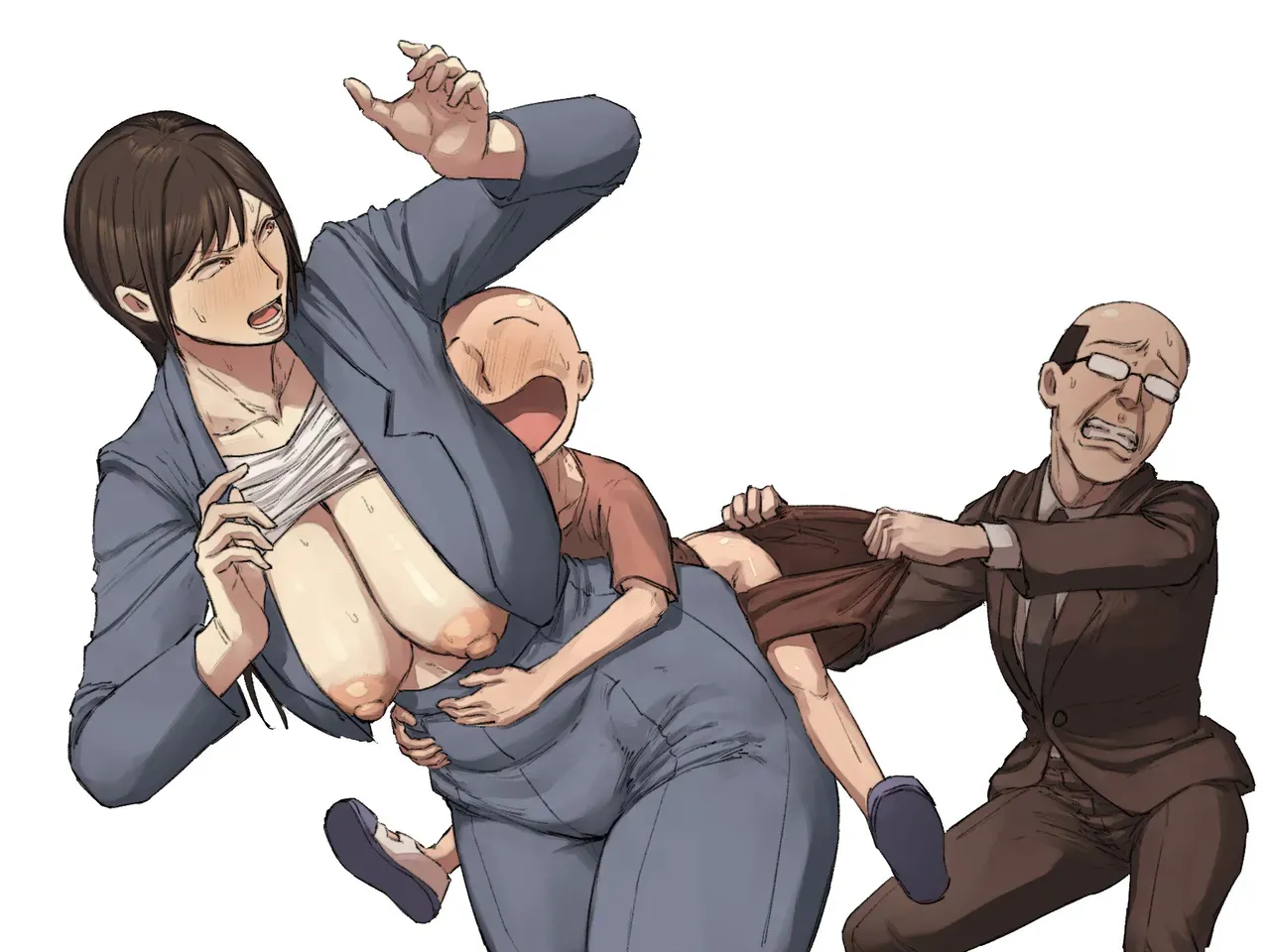 [ちょっとB専] 同級生の教育ママに一目惚れ！ [フルカラー版]_2