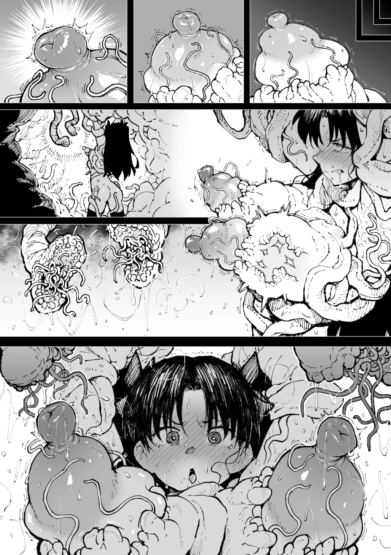 [アヘ丸] 乳首焦らし蟲VS凛_5